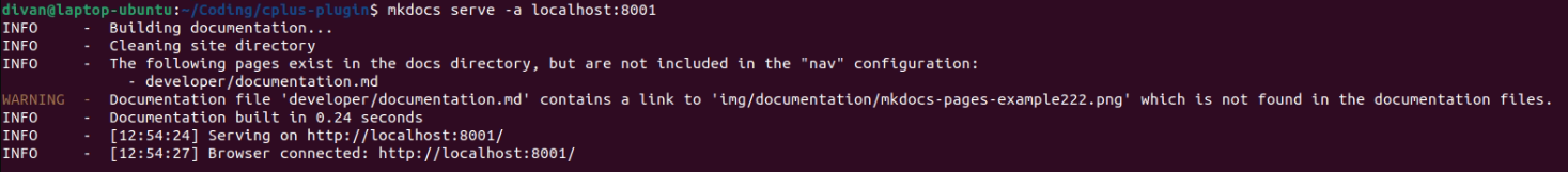 Documentation error