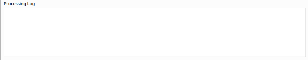 Processing log