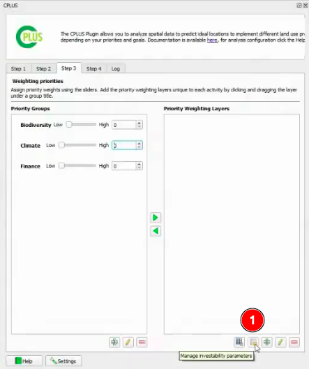 Investability Variable Manager Button