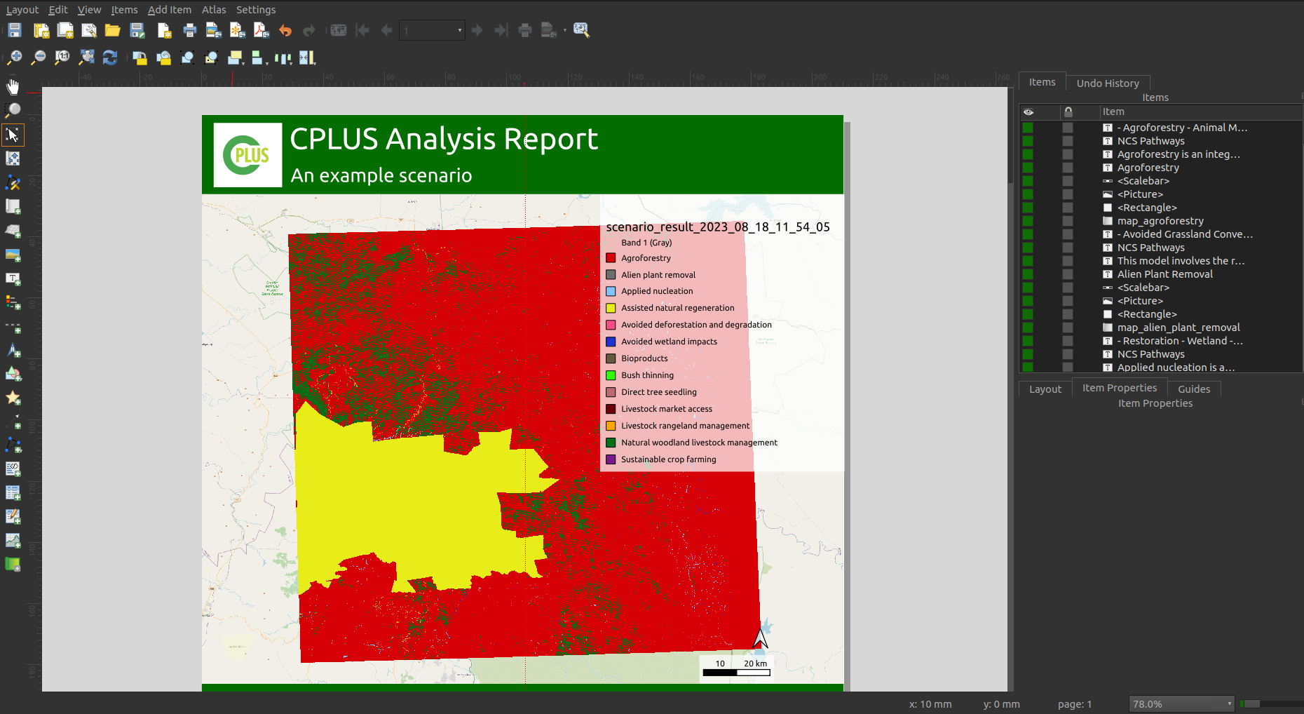 Report layout designer