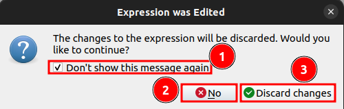 Confirmation Dialog Box