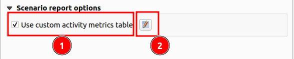 Scenario Report Options