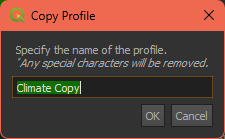 Copy Profile Name