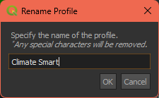 Rename Profile
