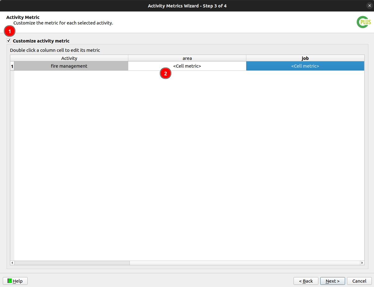 Activity Metrics Wizard 3