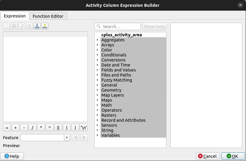 Activity Expression Builder