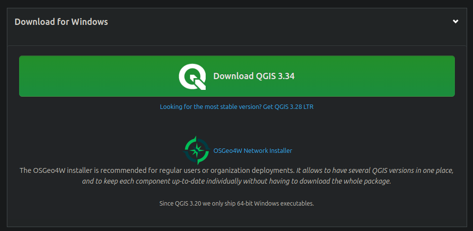 QGIS online download